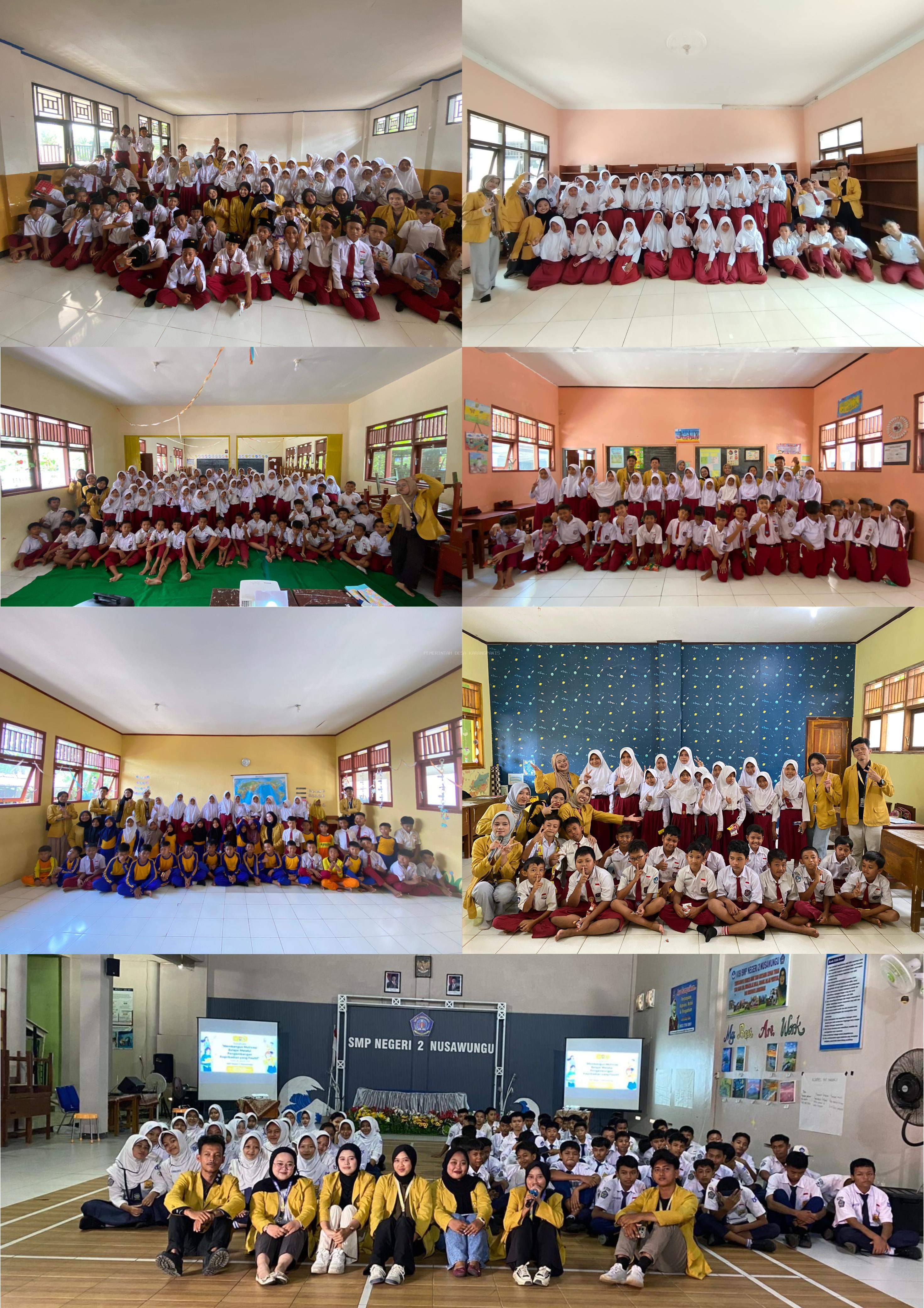 Mahasiswa KKN Unsoed Gelar Sosialisasi Pendidikan di Sekolah-Sekolah Karangpakis  